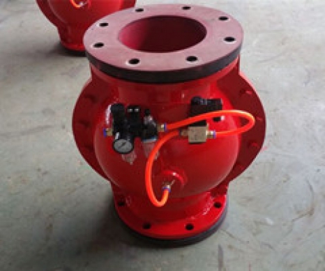 碳酸鋰項(xiàng)目工程的球形氣動(dòng)管夾閥