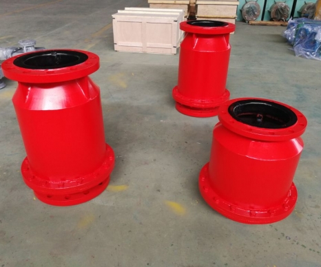 球形立式襯膠止回閥